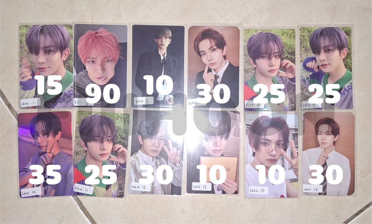 seanboys09's tweet photo. WTS (WANT TO SELL)

DOM TANGERANG🏠
BISA CO OREN🍊
HARGA DIBAWAH 20RB MINIMAL TAKE 2PC‼️
BELUM INCLUDE PACKING ‼️
BISA CEK CONDI✅️
BISA COD ASAL TIDAK DI RETUR‼️‼️

✅️ PC NYA SISA JAKE, HEESEUNG, SUNGHOON, NI-KI, JUNGWON, JAY, SUNOO https://t.co/iH7W8sQvkp