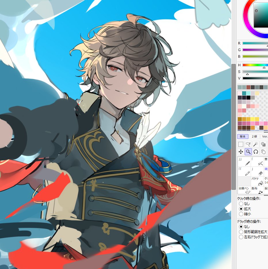 脳内の理想が高すぎて推しほど描けない現象に陥っている
もう４回描き直してる