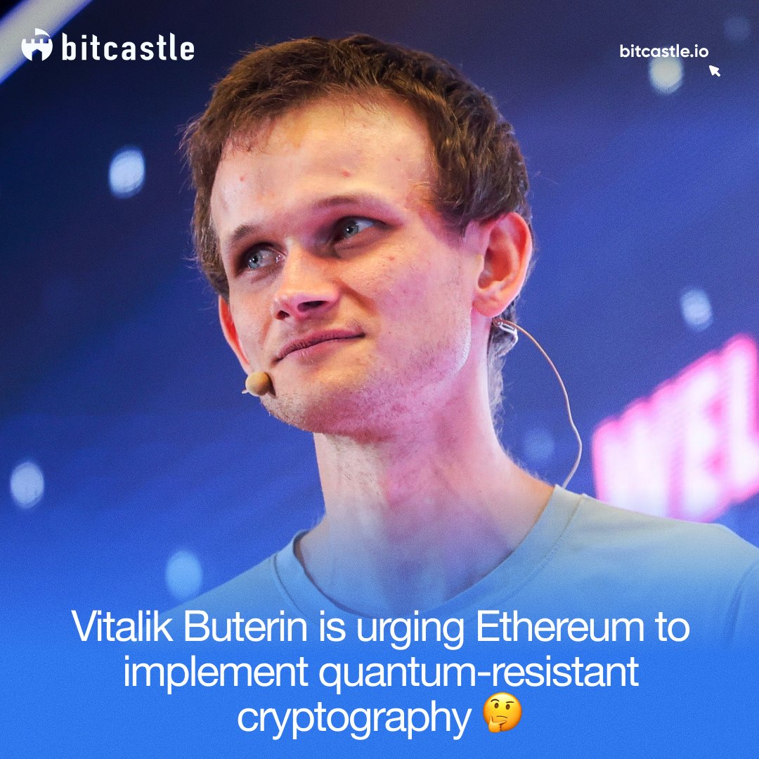 LATEST: 🔐 Vitalik Buterin is urging Ethereum to implement  quantum-resistant cryptography immediately rather than delaying for  efficiency gains, arguing it should be able to claim 100 years of  cryptographic security as soon