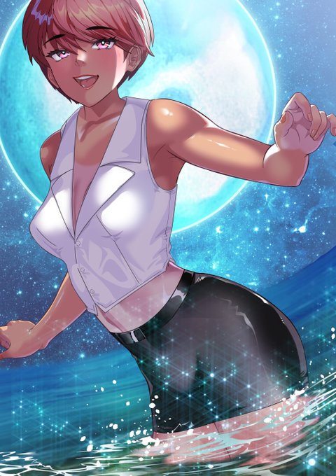 海でちゃぱちゃぱ❤(*^_^*) 