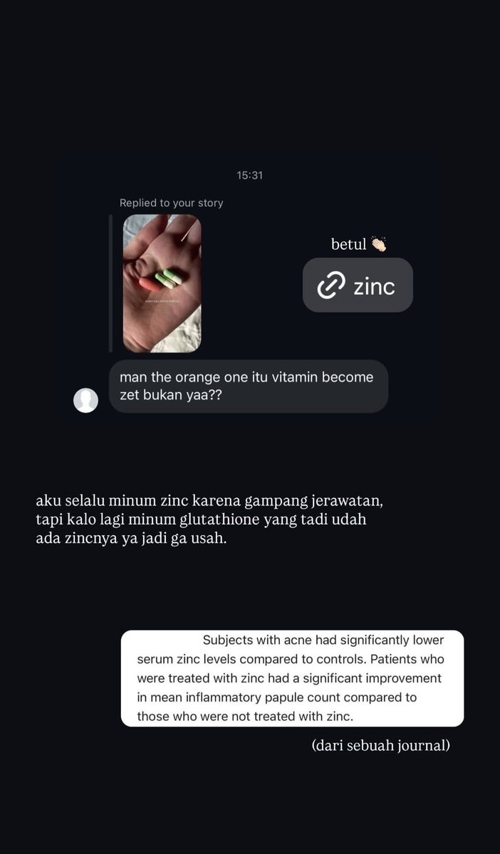 leosprmcy's tweet photo. RUMUS MENGATASI JERAWAT ala AMANDA ZAHRA 🧖‍♀️
selain perbaiki basic skincare, kalian bisa coba pakai cara ini : 

1. Minum zinc
2. Atur jam tidur, Jangan sering begadang
3. Pakai obat jerawat
4. Rajin maskeran https://t.co/05qUNgLnAY
