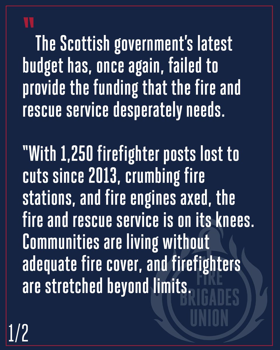 Fire Brigades Union tweet media