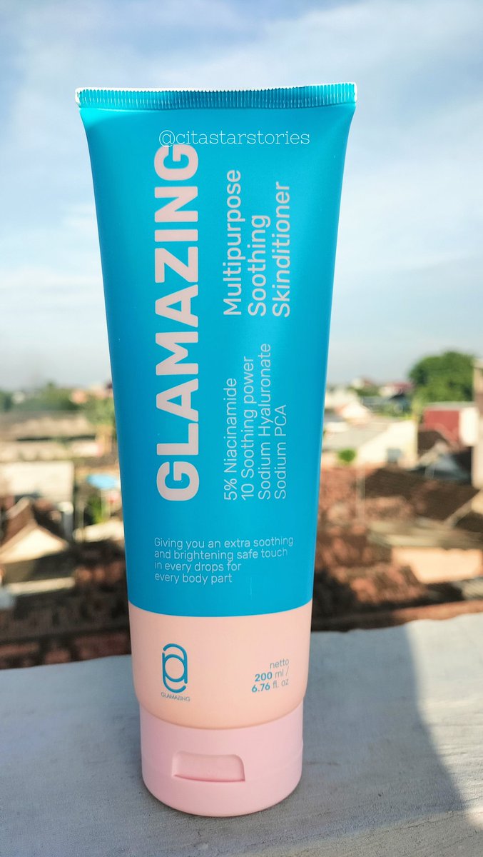 CitaStarstories's tweet image. Skincare simpel : satu produk bisa buat wajah &amp;amp; tubuh💖

Glamazing Multipurpose Soothing Skinditioner✨