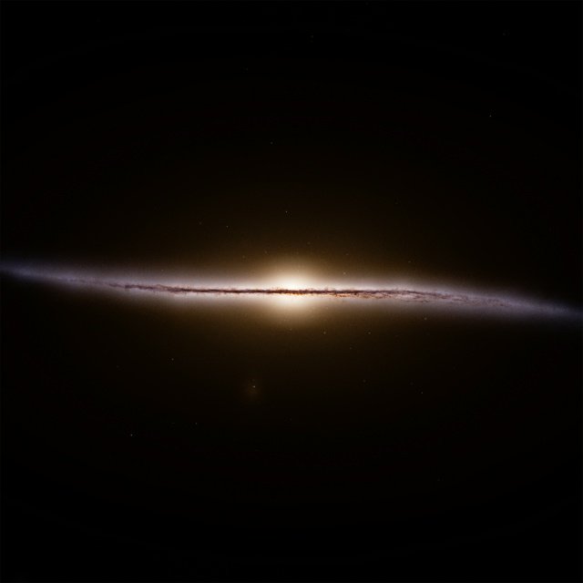 Garduny's tweet photo. We can't physically travel outside the galaxy to look back, so we used math and physics instead. This simulation visualizes 11 years of observations from the Gaia space telescope to reveal what the Milky Way looks like from the outside.

#Science #Space #NASA #esa #univers #Fact https://t.co/DFdz7mc6Jm
