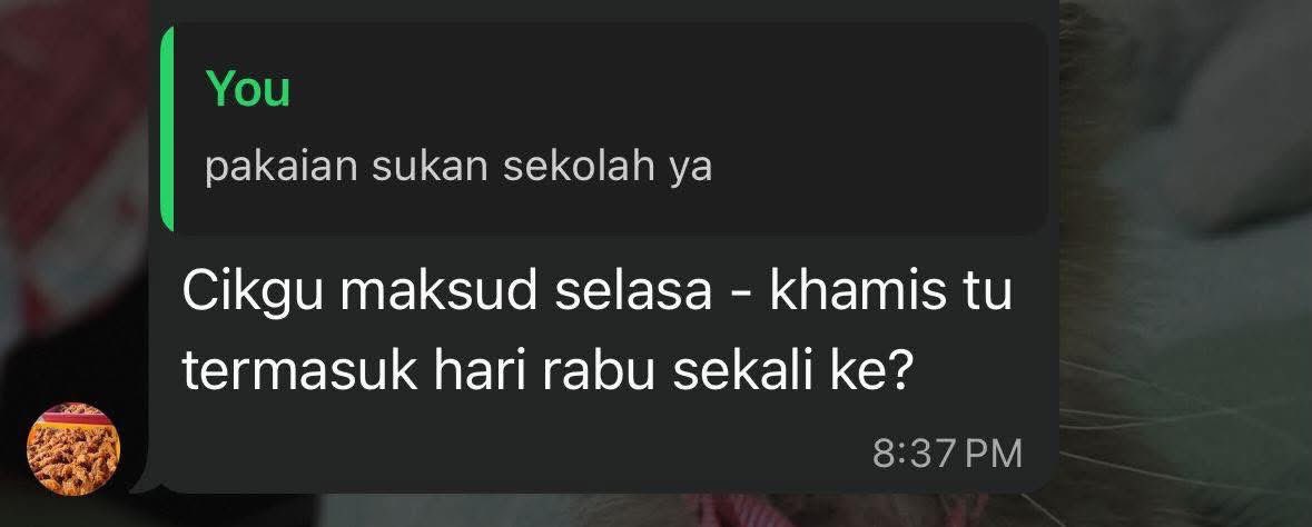 Penat juga jadi cikgu ni sebenarnya 🤣