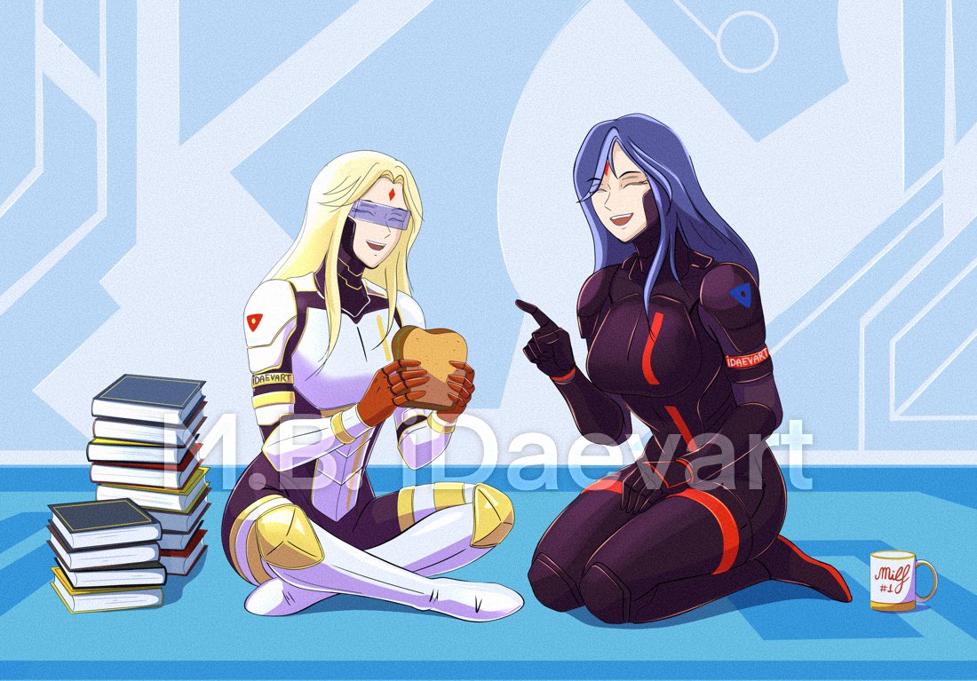 iDaevart's tweet image. Vera and Katerina, from my manga.
#originalcharacter