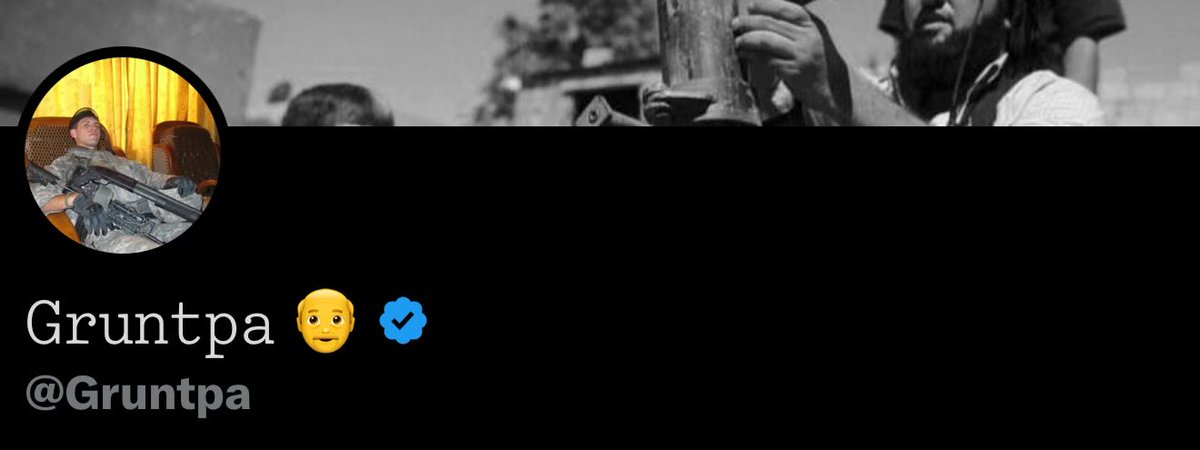 Gruntpa's tweet image. New handle who dis