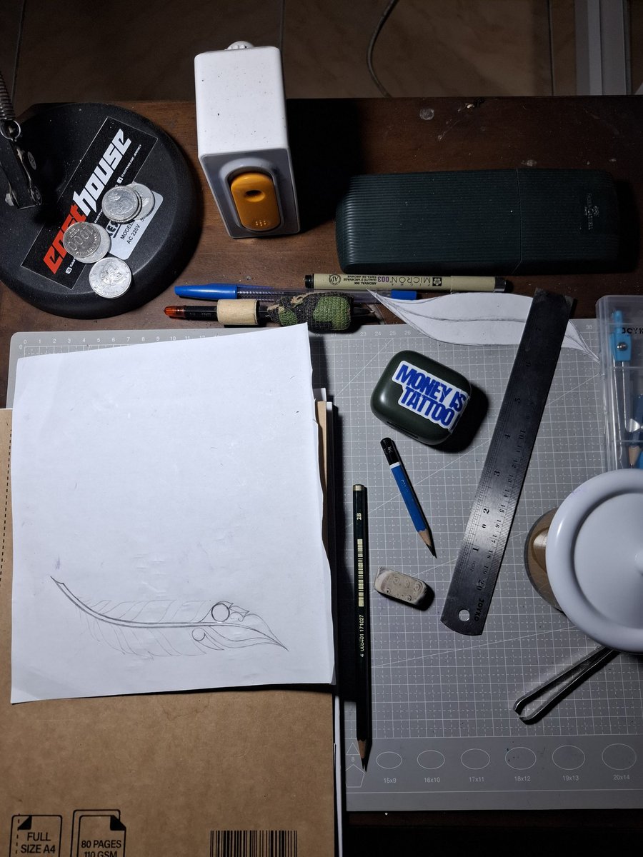 Pertama done ✔️
Proyek ke 2 miror nunggu tinta abang :|