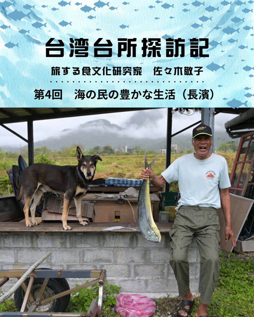 海の恵みとともに生きるアミ族・ジンミンさんの台所は、なんと半分屋外。自然に囲まれたコンテナハウスで、豪快な男メシをいただきます！

🇹🇼台湾台所探訪記
旅する食文化研究家
佐々木敬子

第4回　海の民の豊かな生活（長濱）

▽記事を読む
tokaiedu.co.jp/kamome/content…