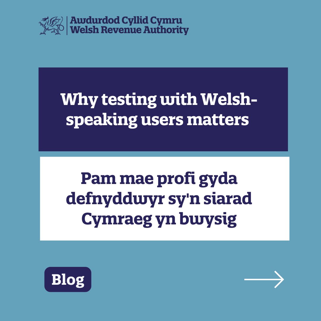 ACCtrydar's tweet image. Dwyieithog yn golygu cyfartal.  

Profon ni ein gwasanaeth cofrestru llety gyda siaradwyr Cymraeg - dysgu nad yw "cywir" bob amser yn gweithio mewn bywyd go iawn.  

Mae Cath Elms yn rhannu'r hyn ddarganfyddon ni: awdurdodcyllidcymru.blog.llyw.cymru/2026/01/14/pam…