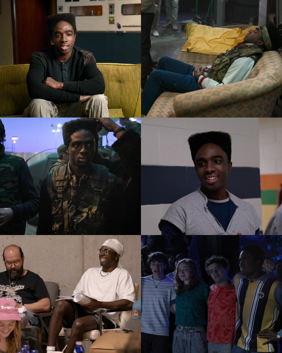 calebscomfort's tweet image. Caleb McLaughlin in “one last adventure: the making of stranger things 5”
