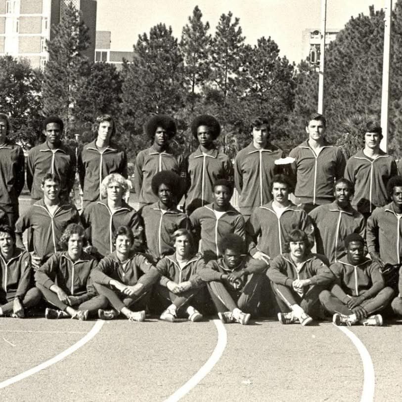 ThisDayFSU's tweet image. On this day 50 years ago, Florida State men’s track and field won the Senior Bowl Championship. Tommy Curtis’ mile victory highlighted nine medals for FSU. John Citron and Mike Roberson finished second and third, respectively, in the 50-yard high hurdles.