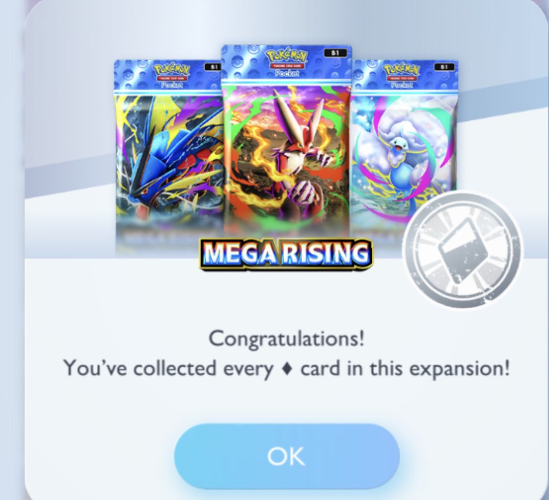 Yay completed 

Thanks <a href="/Raghav9026/">Raghavpogonew</a> 

#PokemonTCGPocket