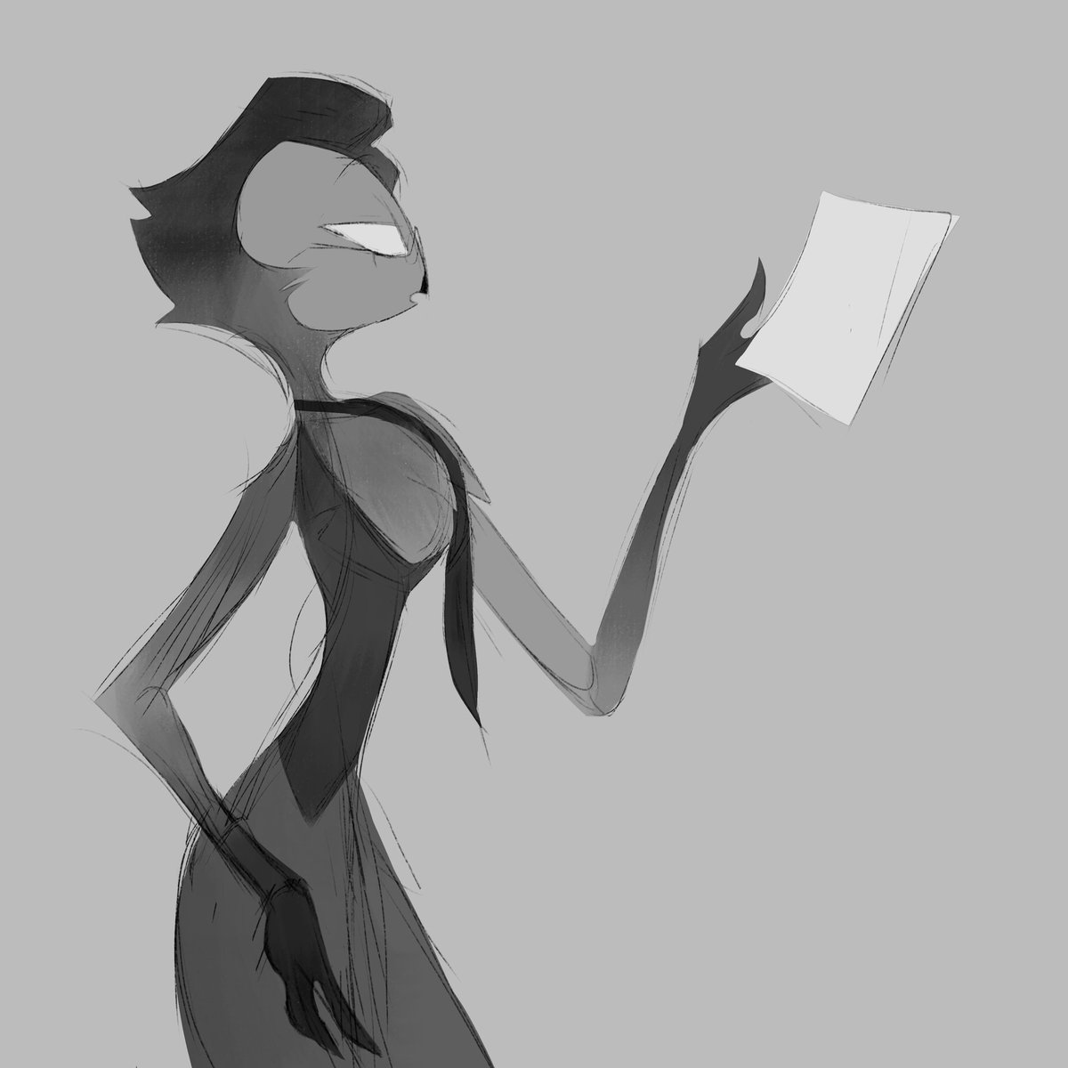 xelomant's tweet photo. Stolas sketch 🔥 #HelluvaBossFanart https://t.co/x4TKtdDTEF