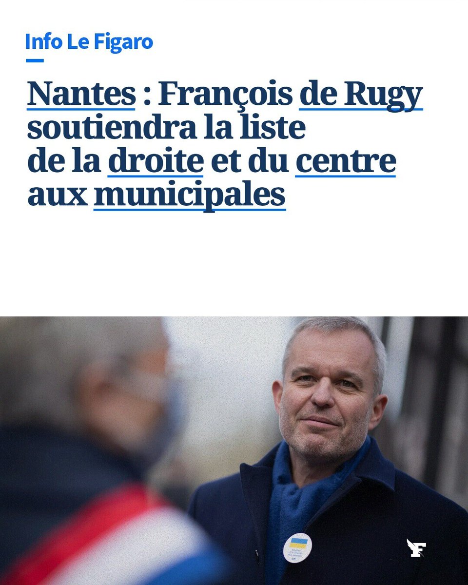 Venant de la gauche écologiste, l’ex-président de l’Assemblée nationale officialise auprès du Figaro son soutien au candidat Foulques Chombart de Lauwe.→l.lefigaro.fr/kQOL