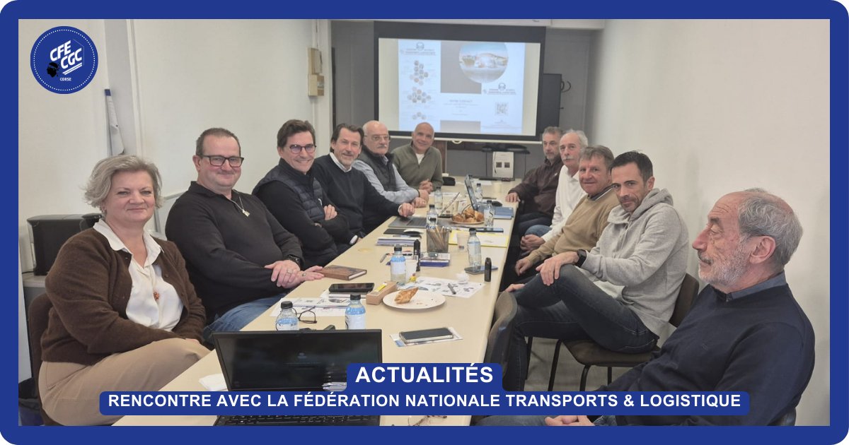 📣 RENCONTRE AVEC LA FÉDÉRATION NATIONALE TRANSPORTS &amp; LOGISTIQUE 📣

Nous avons eu le plaisir d’accueillir ce jour des membres de la Fédération Nationale Transports et Logistique dans nos locaux pour un moment riche en échanges et en travail collaboratif.