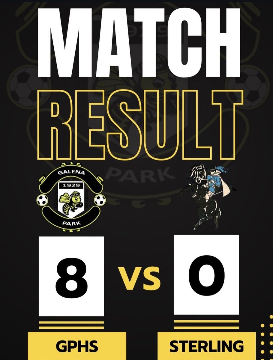 GPHS_Athletics's tweet image. ⚽️🔥 A massive 8-0 victory last night for the Fighting Yellow Jackets. 8 Goals 6 Saves, and a well-deserved Clean Sheet! So proud of this group’s teamwork and heart. Let’s keep this momentum rolling into the next one! #TheGoldStandard #GoldBlooded #PowerOfTheHive #OnToTheNext