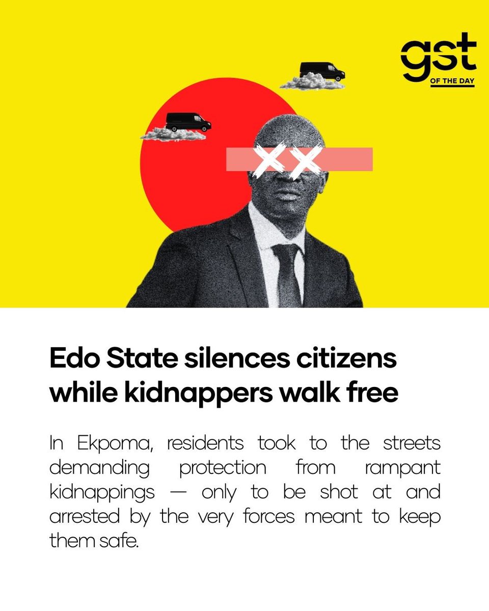 wearegst's tweet image. In Ekpoma, kidnappers operate freely. They seized an 18-seater bus. They abducted doctors. In December, they beat Mrs. Aifedighi to death because her family couldn't raise ₦100 million.