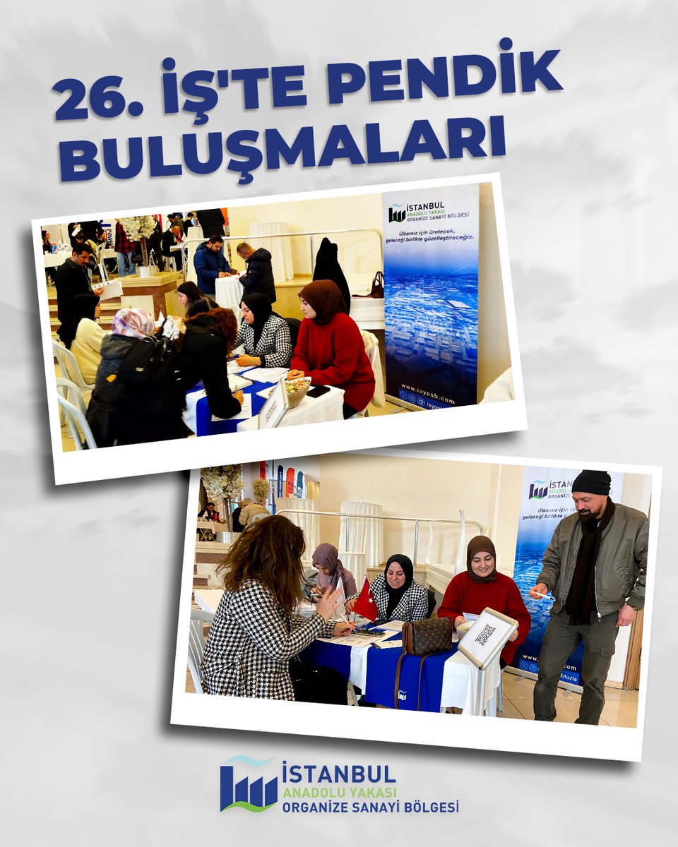 Pendik Belediyesi tarafından düzenlenen 26. İş'te Pendik Buluşmaları istihdam fuarındaki yerimizi aldık. İş arayan herkes standımızı ziyaret ederek, firmalarımıza ulaştırılmak üzere özgeçmiş doldurabilir. 

#iayosb #pendik #istihdam