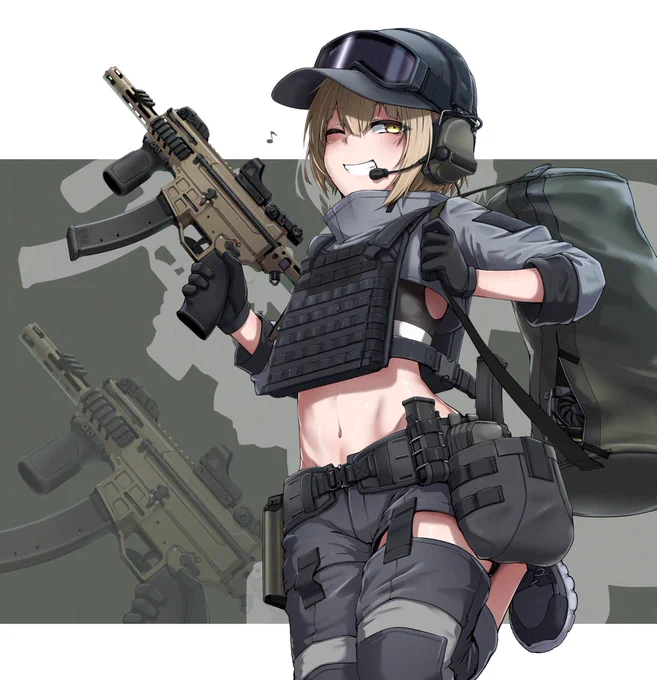 スケブはじめました #Skeb #Commission たくさんはお受けできませんが… 銃を構える女の子も、そうじゃない子も。できるだけがんばります。 Open commissions! I can't take on too many, but... I'll do my best drawing cute girls, like carrying guns.