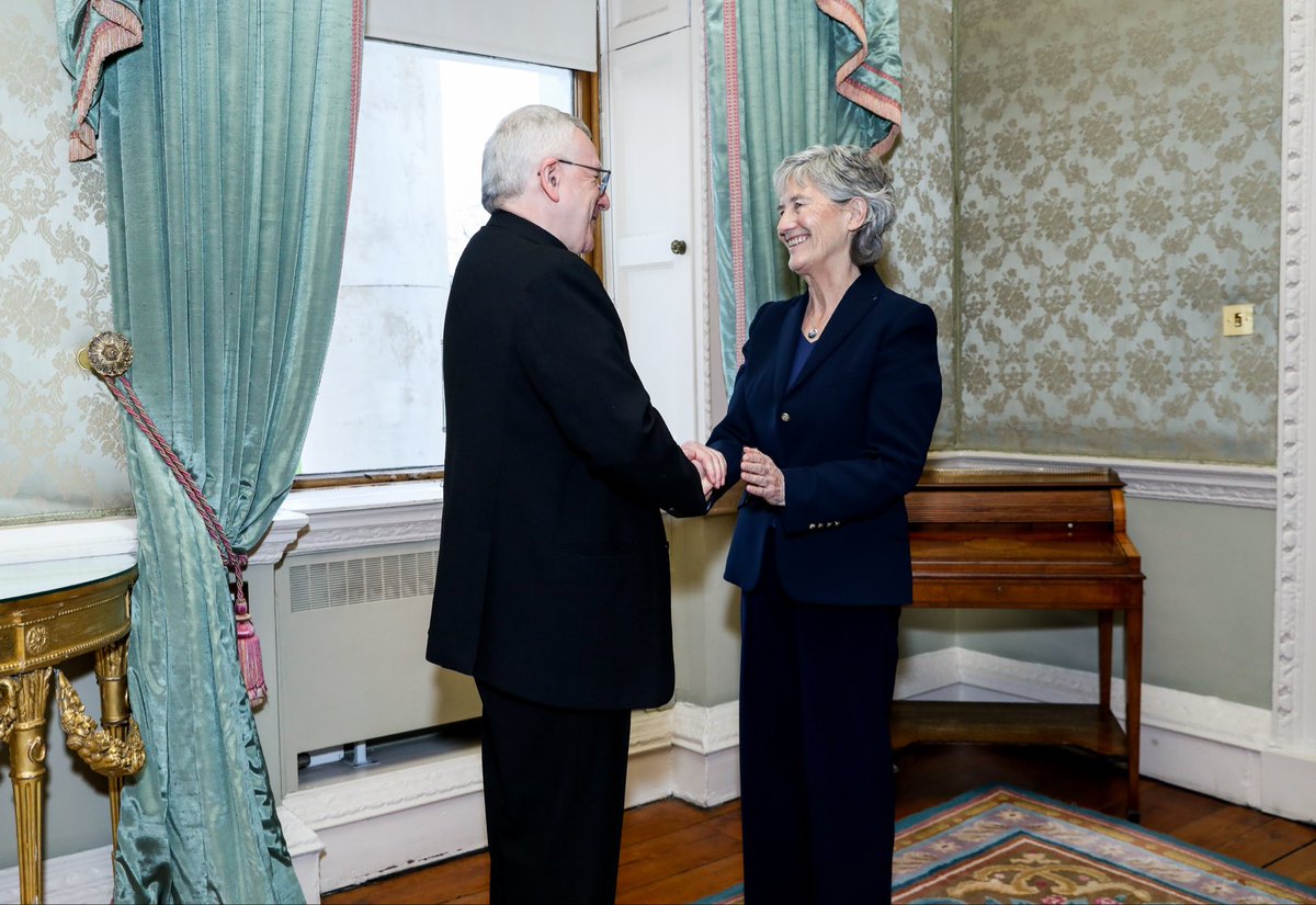 President of Ireland tweet media