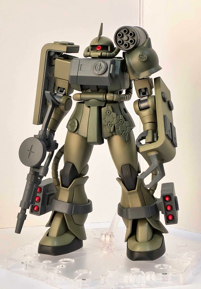 ジャンクパーツ寄せ集めてザクを改造しました #ガンプラ