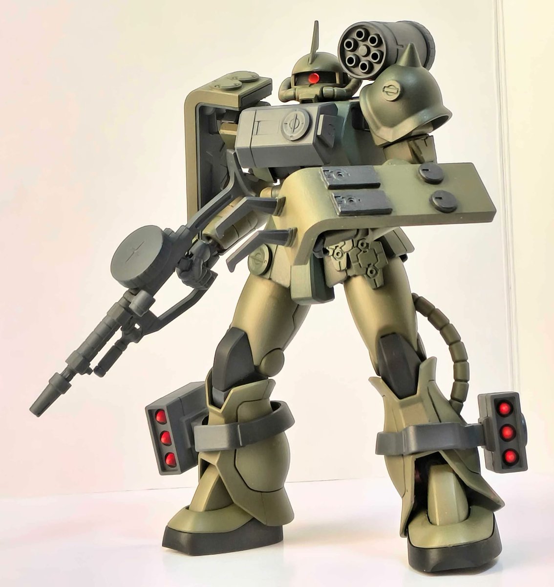 ジャンクパーツ寄せ集めてザクを改造しました #ガンプラ