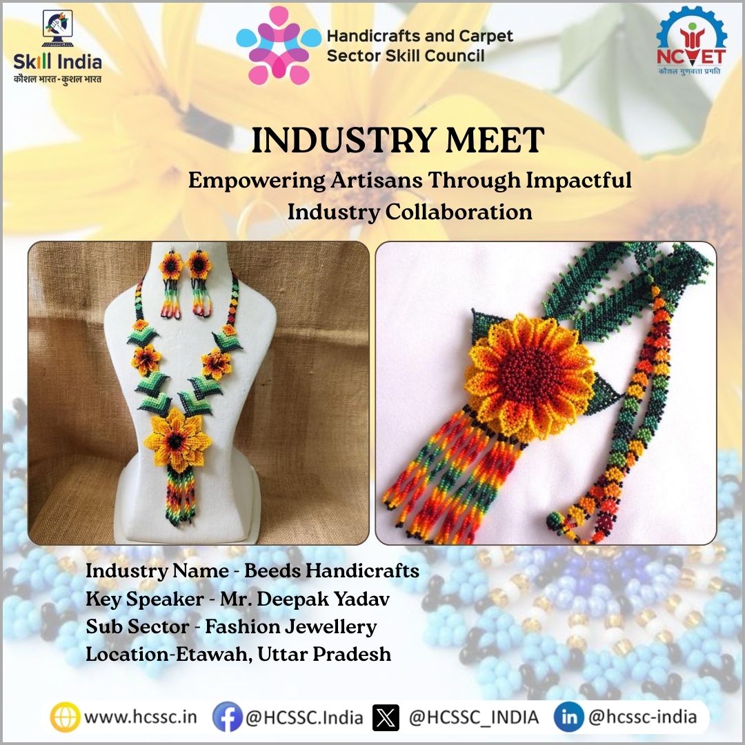 HCSSC_INDIA's tweet photo. #handicrafts #handicraftsofindia #MoSkillsAndEnterpreneurship #KushalBharatViksitBharat #SkillIndia https://t.co/4H2G3DrciW