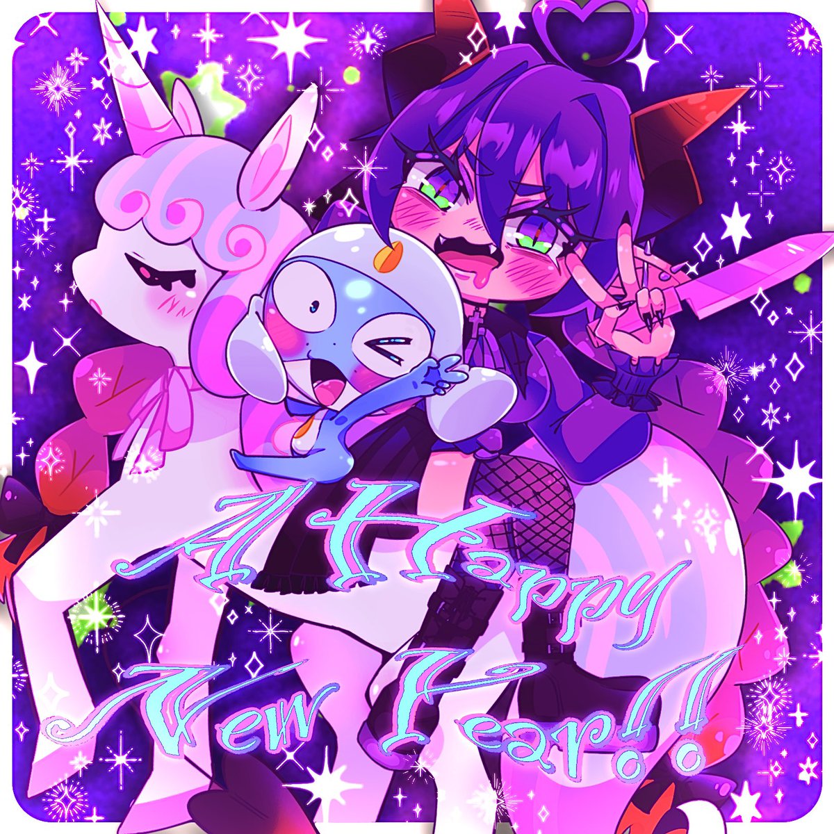 poison__devil7's tweet image. 💜2026🩵(夢絵・固キャ注意)