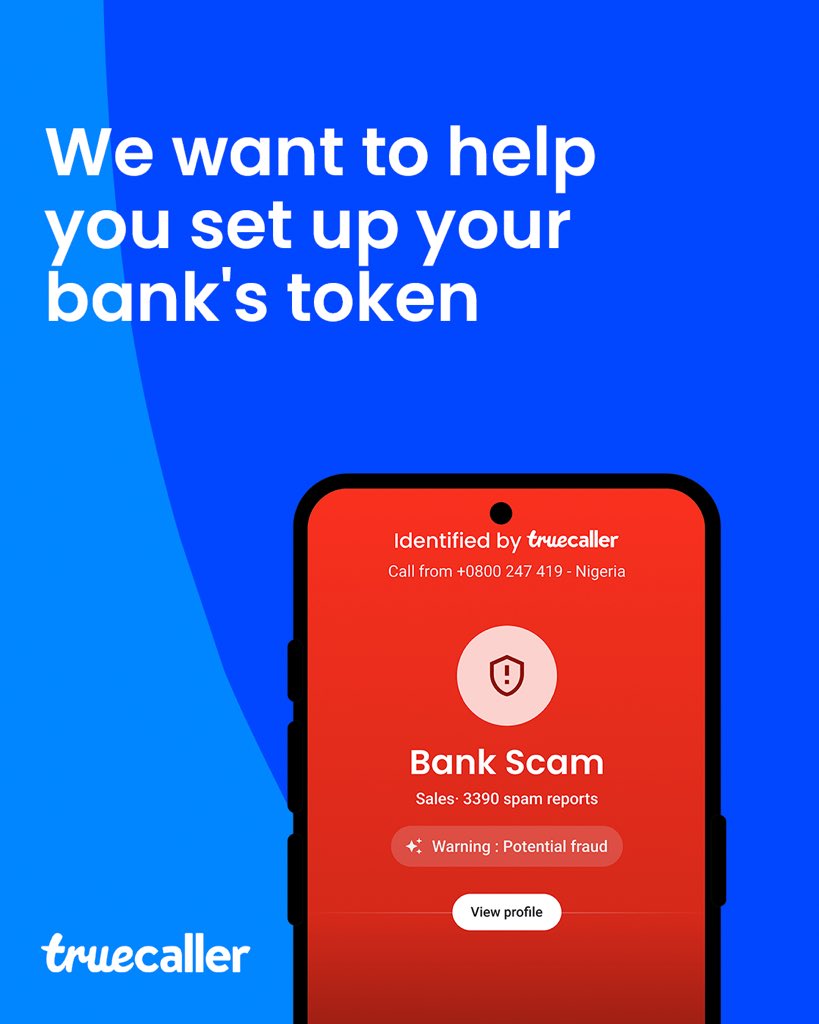 Truecaller_ng's tweet image. Use your head and Truecaller! 
If you no apply for lottery, how you take win?