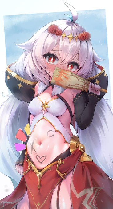 『おなかはお絵かきするトコじゃないぞ……!!』
遅くなったけどフレイムフォームのアポロちゃんで年賀絵!!
#クルスタ 