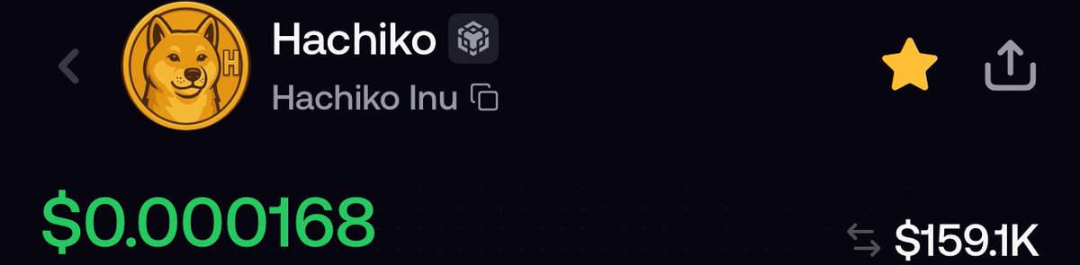 Hachiko is live on <a href="/tryfomo/">fomo</a> 

 $HACHIKO is now listed on FOMOAPP.

This brings:
•Increased visibility across crypto discovery platforms
•Easier access for new users
•Broader ecosystem exposure

Loyalty builds over time 🐾🐕

WOOF 🐾

$BNB #BNB