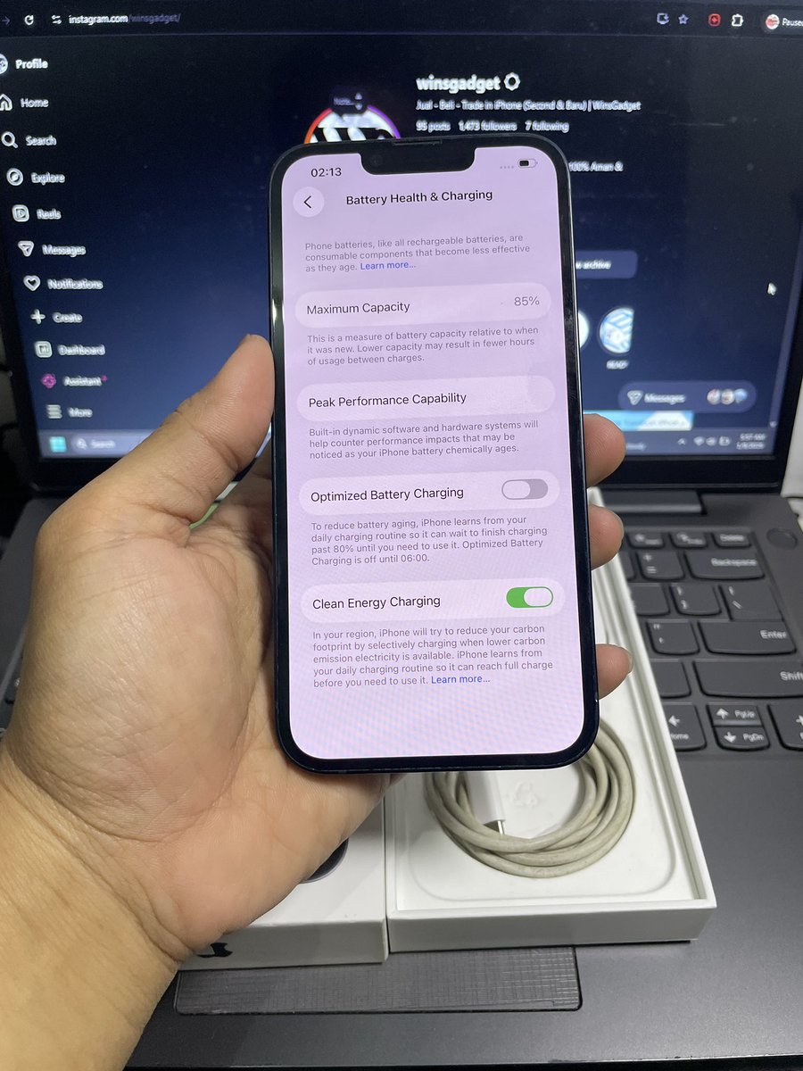 winsgadget's tweet photo. #WTS jual murah
 iPhone 14 128gb iBox Resmi
- Fullset Original
- BH 85%
- All Normal 
- Ada lecet pemakaian wajar aja

COD area Jakarta / Bekasi

IDR.7.7 jt Nego sampe deal

#zonauang 
#iPhoneSecond
#iPhoneiBox
#JualBeliiPhone
#WTSiPhone
#BeliiPhoneAman https://t.co/JgAOgBt773