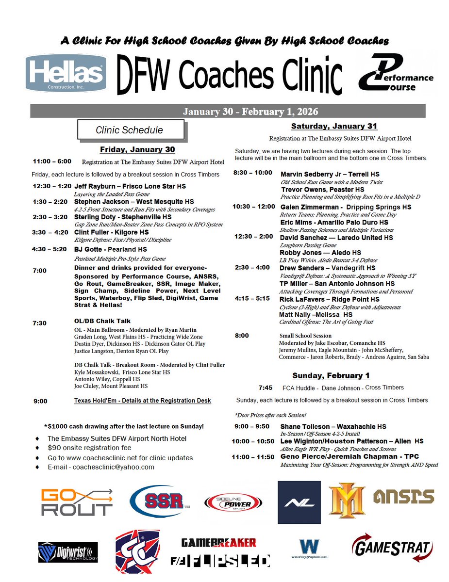 DFW Coaches Clinic tweet media