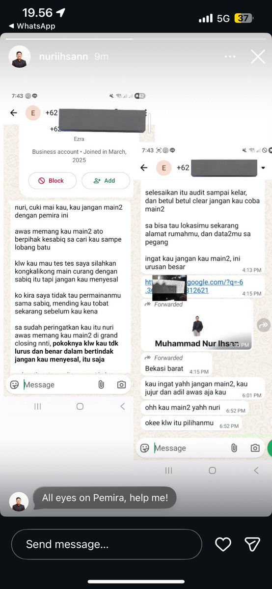 PartaiSocmed's tweet image. Ngeri2 sedap cara2 terror dalam Pemilihan BEM UI! 
Kelompok tarbiyah Athof-Fathimah yg awalnya kalah jauh dalam pemilihan berhasil menang besar setelah pendukungnya melakukan ancaman bahkan terror terhadap PO PEMIRA bernama Nuri sampai ybs terpaksa mengundurkan diri.