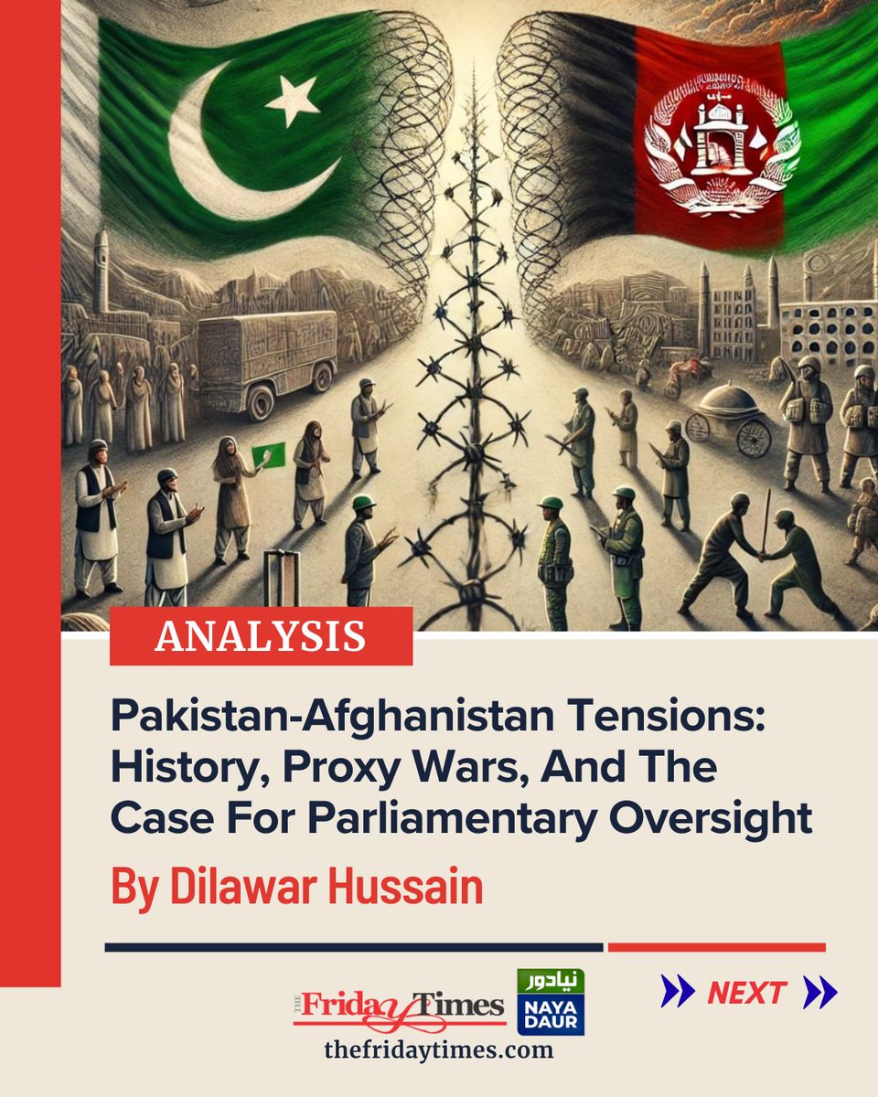 Sustainable peace requires Parliament-led decisions, political dialogue, and collaboration between government, opposition, and the military. 
By Dilawar Hussain
<a href="/DilawarSaidhen/">Dilawar Hussain</a>

Read more: thefridaytimes.com/14-Jan-2026/pa…

#PakistanAfghanistanConflict #DurandLine #Taliban #Pakistan
