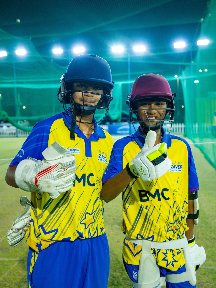 CricketZayed's tweet photo. The fun never stops at Zayed Cricket Academy 😉💛

#Wearezayed #AbuDhabiSportsHub #Everydayisgameday #InAbuDhabi https://t.co/RvM3Z3mOGM