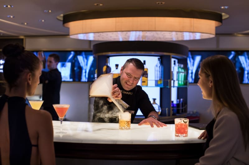explorevip's tweet image. 🍸✨ Experience the art of mixology at the World Class Bar aboard the Celebrity Reflection! Indulge in expertly crafted drinks, while enjoying exceptional service in a sophisticated atmosphere.🥂
Contact me today to book your cruise and enjoy the luxury of the World Class Bar! 📞