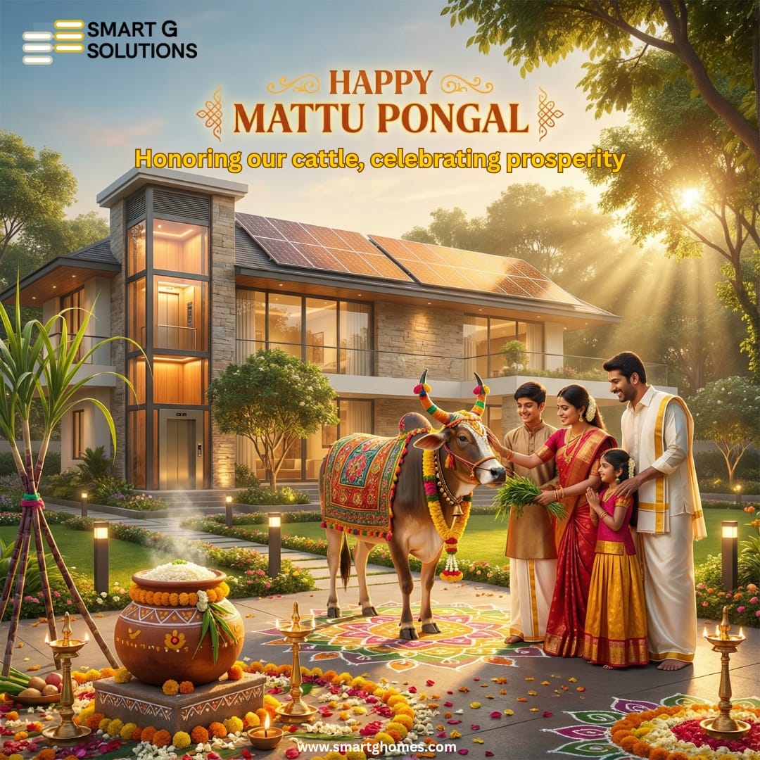 Smart_gsolution's tweet image. Happy Mattu Pongal 
Celebrating gratitude, tradition &amp;amp; prosperity the foundation of smart living.
Warm wishes from Smart G Solutions.

🌐 smartghome.com
📞 +91 9042 929 296

#HappyMattuPongal #SmartGSolutions #SustainableLiving #TamilCulture