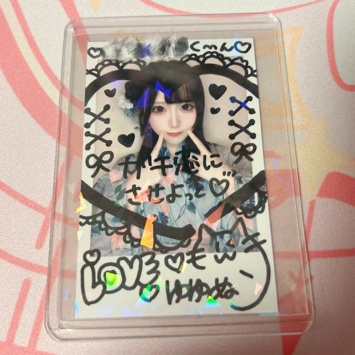 よしまた追加分書いた(^_^)ノ ちゃんとポスカとか使ったチェキ販売再開