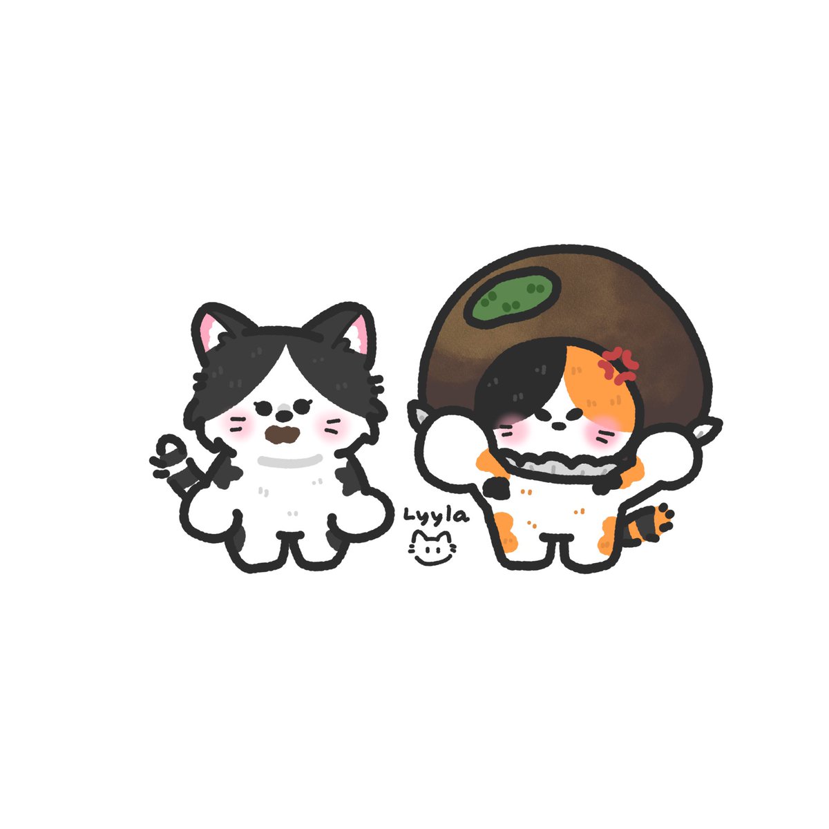 แล้วแกมากัดจั้นทำมัย 💢

#cat #illustration #digitalart #OC