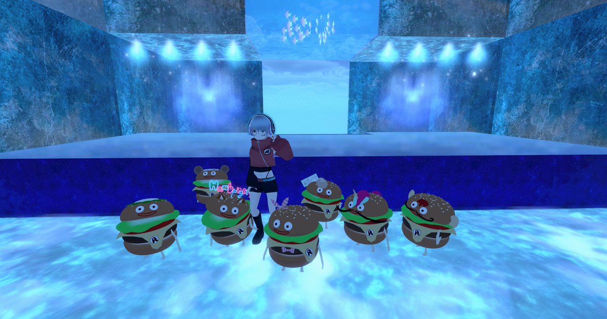 nekosuki700's tweet image. というわけでルカさんをびっくりさせよう計画大丈夫🍔🫶
バーガーズの皆さんご協力ありがとうございました！！

そしてバーガーズアバター欲しい方はリプください💪
時間はかかりますが作らせていただきます！

#あんねのね  #曇音ルカ