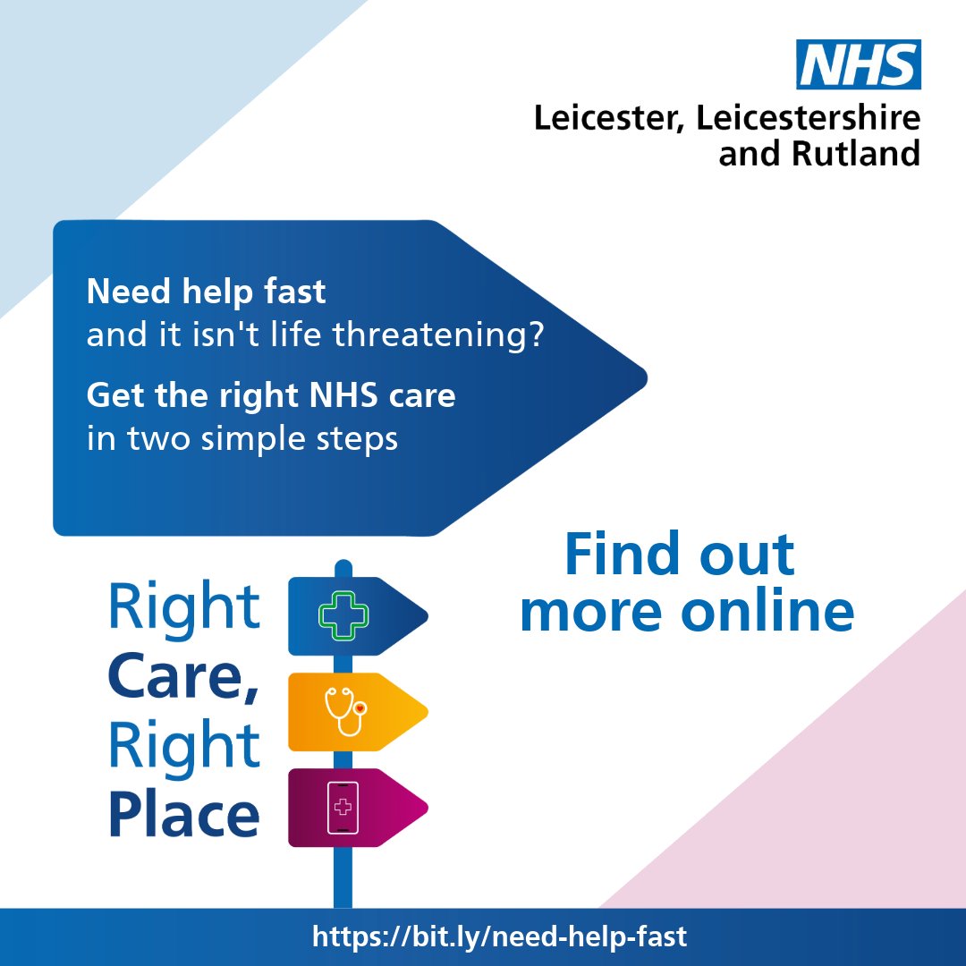NHS Leicester, Leicestershire and Rutland tweet media