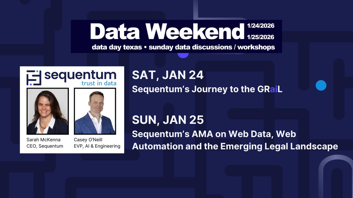 Sequentum tweet media