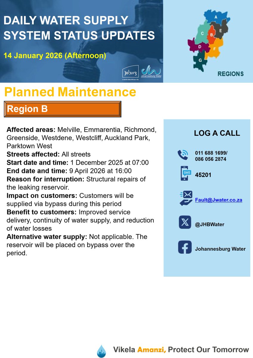 Johannesburg Water tweet media