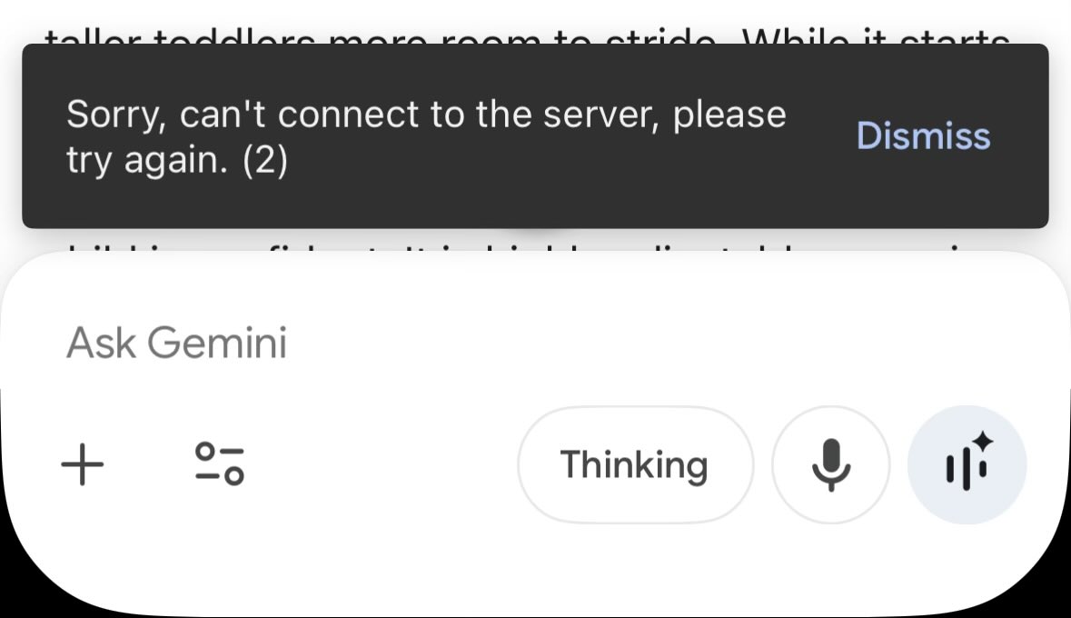 Hey <a href="/GeminiApp/">Google Gemini</a> can you fix this bug? I would like to be able to post a message and leave the app. Right now it’s impossible