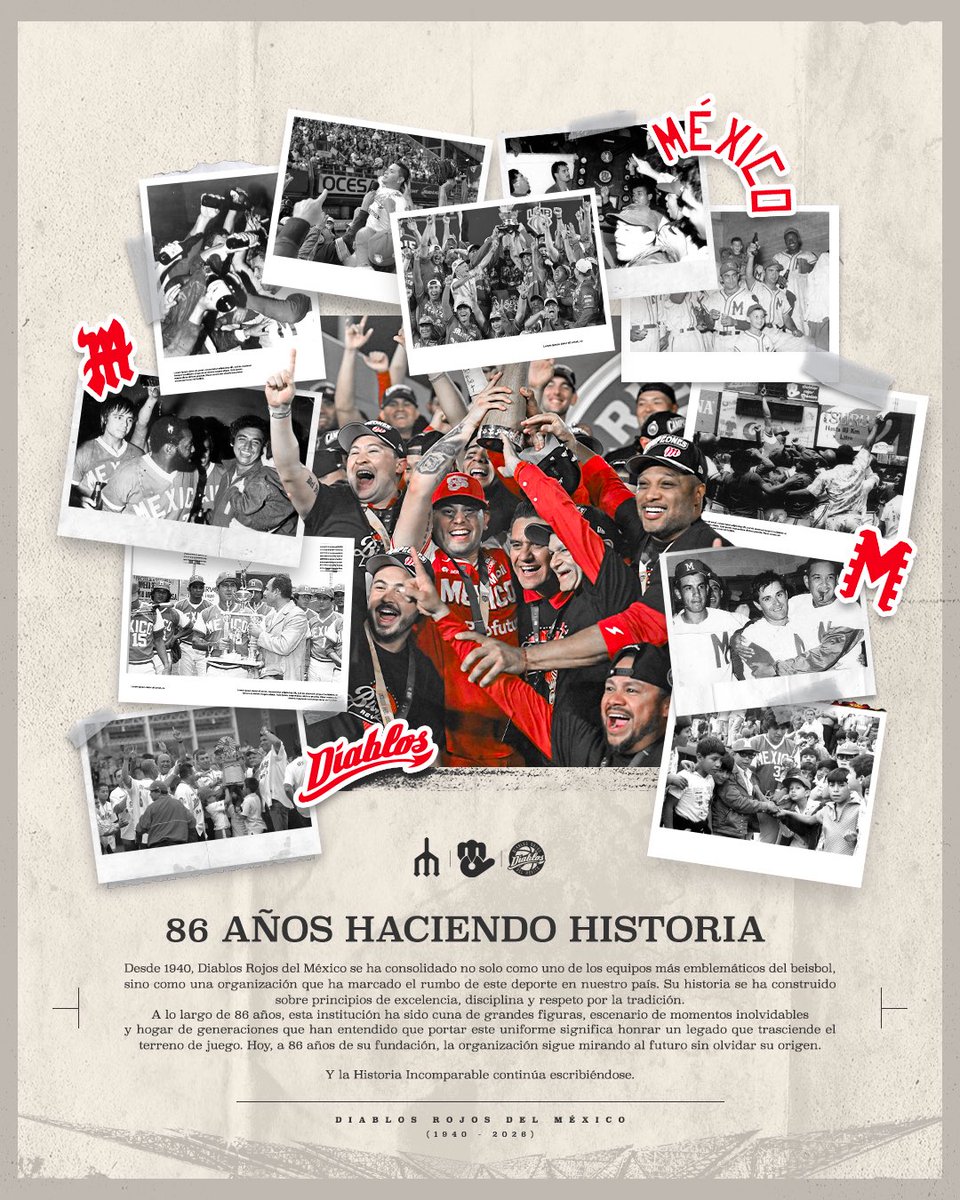 Desde 1940, el infierno no se apaga.
86 años de pasión, campeonatos y orgullo escarlata. 🏆👹❤️‍🔥