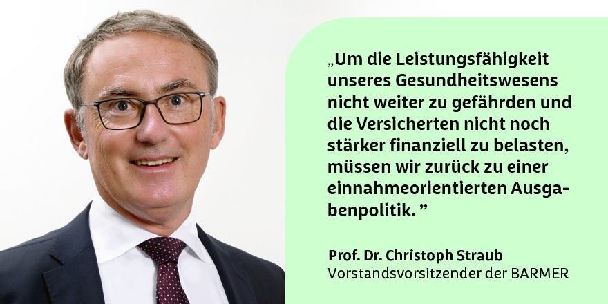 "Die Regierung muss ins Handeln kommen“, fordert der Vorstandsvorsitzende der BARMER, Prof. Dr. Christoph Straub, im Interview mit #Berlin_kompakt, dem gesundheitspolitischen Newsletter der BARMER. 
Lesen 👉 barmer.de/d001461
Abonnieren 👉 barmer.de/d000157