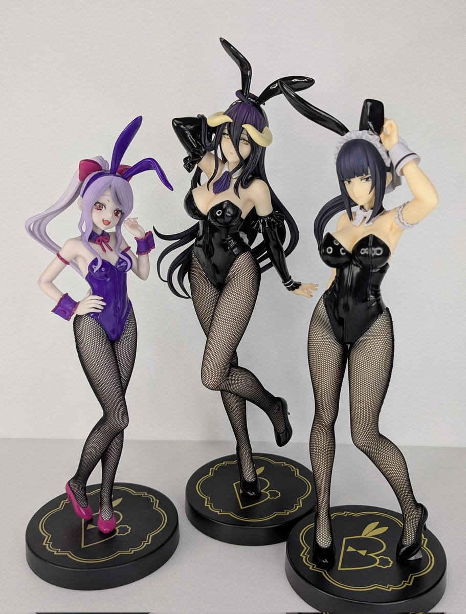 オバロのバニー3人をあわせ撮り📷️✨️ オーバーロード BiCute