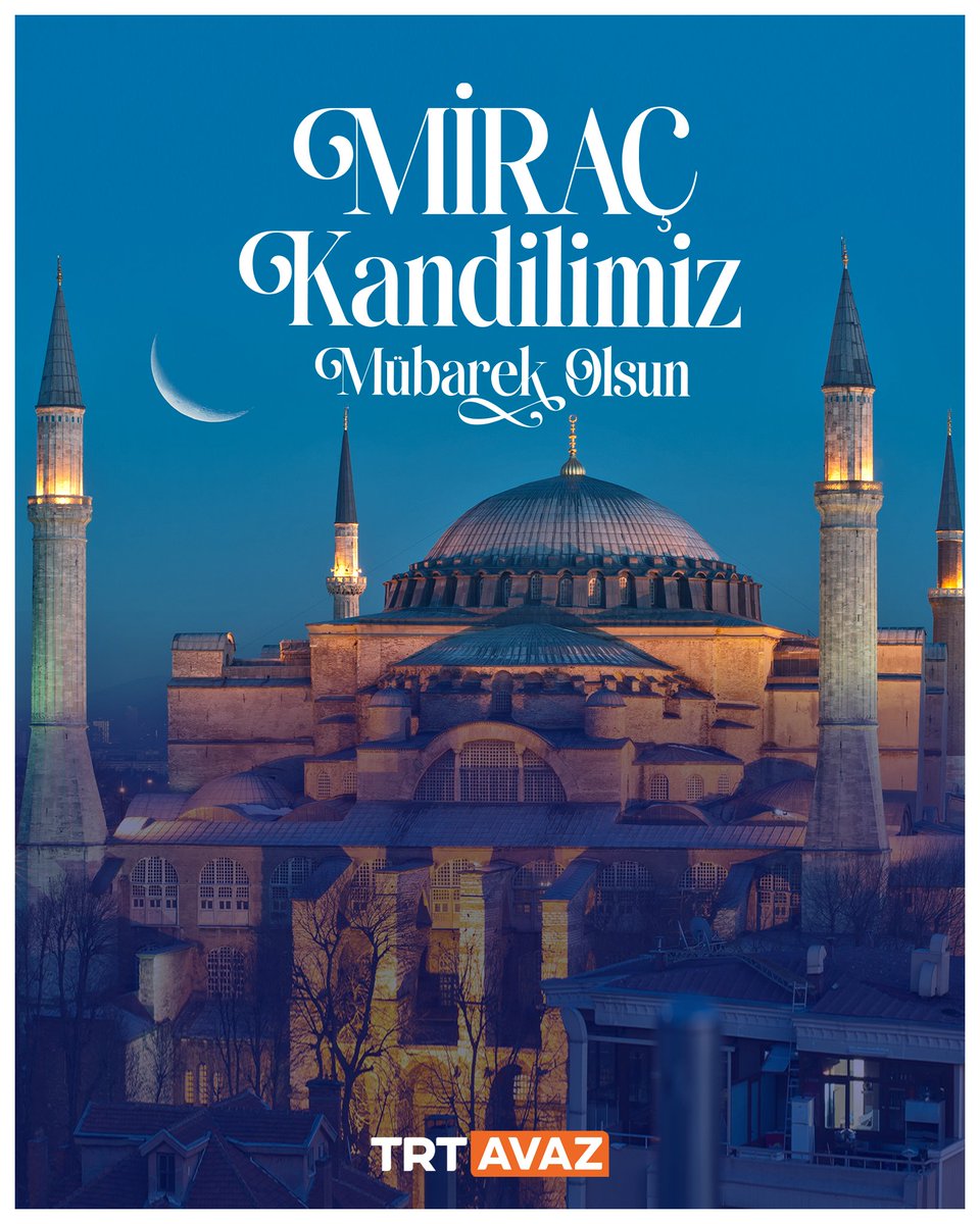 Manevî yükselişin âlameti olan Miraç Kandili’nin; birlik, beraberlik ve kardeşliğimizi pekiştirmesini diliyoruz. 

Tüm İslâm Âlemi'nin Miraç Kandili mübârek olsun.